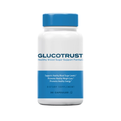 GlucoTrust blood sugar supplement bottle