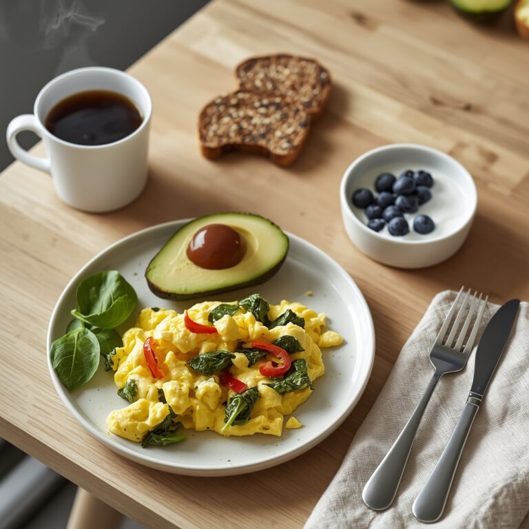 Healthy low-glycemic breakfast bowl for prediabetes
