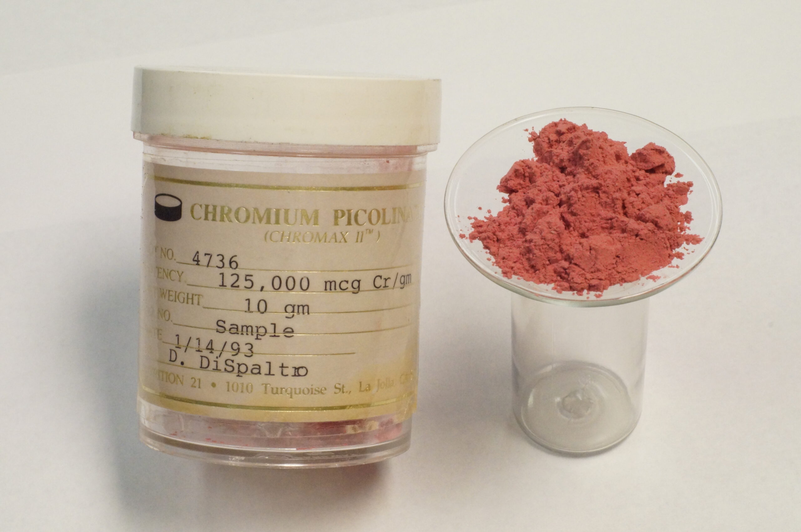 Chromium picolinate supplement for blood sugar and prediabetes