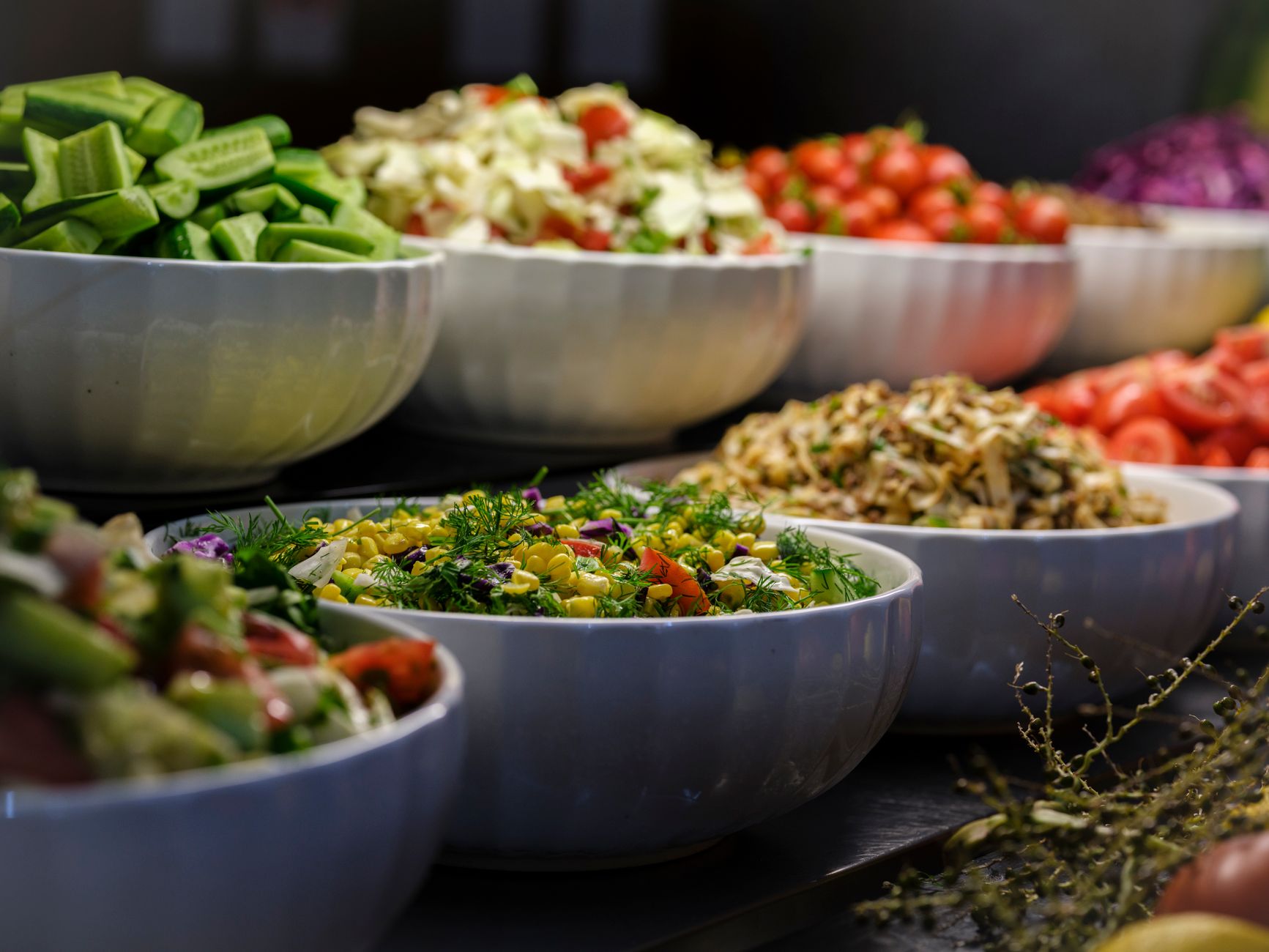 Healthy prediabetes diet with low-glycemic vegetables and foods