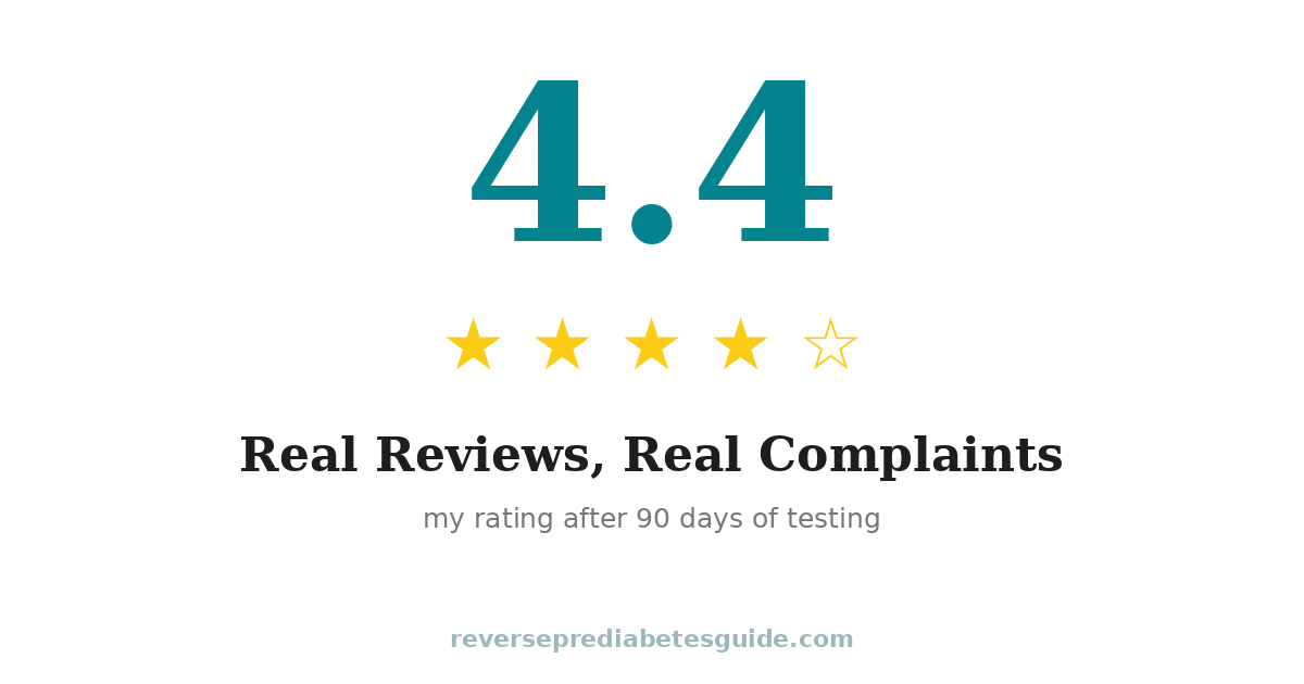 Sugar Defender reviews and complaints: 4.4 of 5 after 90 days