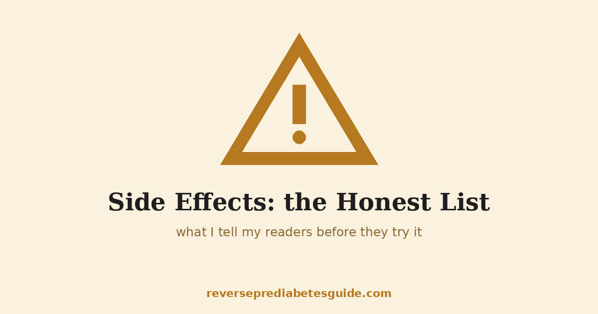 Sugar Defender side effects: the honest safety list